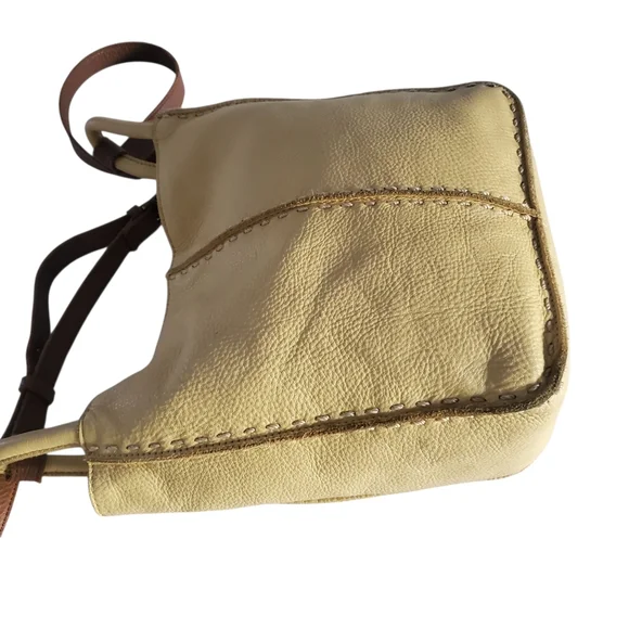 THE SAK Los Feliz Buttercup Pebbled Leather Crossbody|Shoulder Tote| Bag Purse - Picture 8 of 16